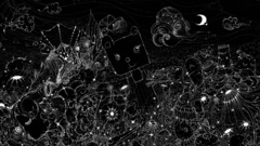 Black and white artwork