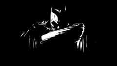 Black and white Batman