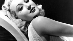 Black and white Betty Grable