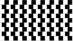 Black and white boxes optical illusions