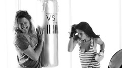 Black and white boxing adriana lima boxing bags