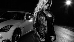 Black and white cars