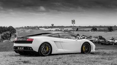 Black and white cars Lamborghini