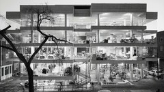 Black and white cars monochrome architecture buildings urban 