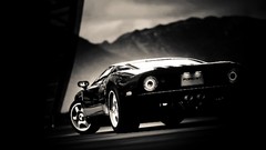 Black and white cars races playstation 3 ford gt video games 