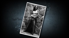 Black and white Celebrity Actress rachel bilson Photo 