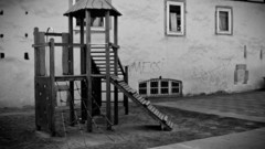 Black and white children