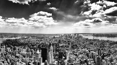 Black and white cityscapes