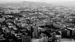 Black and white cityscapes