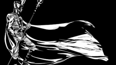 Black and white cloaks