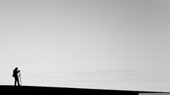 Black and white cold ground