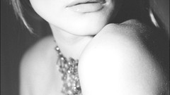 Black and white Diane Kruger monochrome