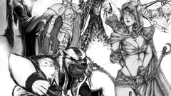 Black and white Dota