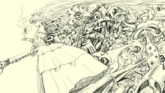 Black and white drawings