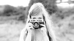 Black and white eyes woman Cameras