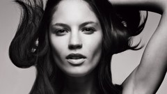 Black and white faces lingerie models