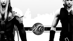 Black and white Final Fantasy VII: Advent Children Final 