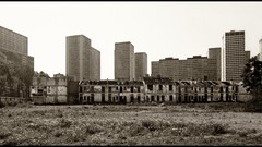 Black and white France Europe monochrome buildings cityscapes 