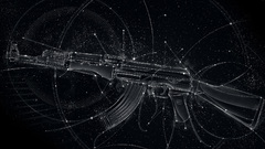 Black and white Guns