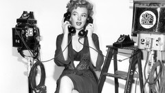 Black and white Hollywood Marilyn Monroe Actress