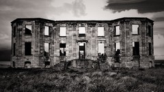 Black and white House monochrome