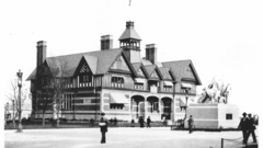 Black and white houses