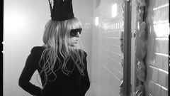 Black and white lady