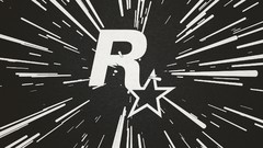 Black and white light rockstar games logos