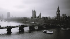 Black and white London cityscapes