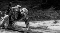 Black and white Magnum slayer Halo 4