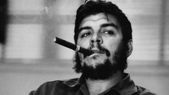 Black and white Men smoke Liberty cigars tobacco che guevara