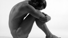 Black and white Men white background male