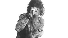 Black and white Men white background singers Sleeping With 