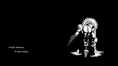 Black and white minimalistic