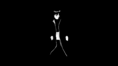 Black and white minimalistic