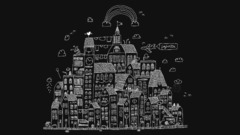 Black and white minimalistic