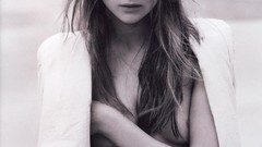 Black and white models Nicole Bentley