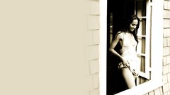 Black and white models zoe saldana