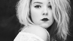 Black and white monochrome blondes grayscale