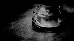 Black and white monochrome mp4-12c mclaren mp4-12c grayscale