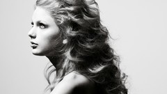 Black and white monochrome taylor swift singers
