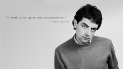 Black and white Mr. Bean Rowan Atkinson Quotes