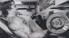 Black and white muscles arnold schwarzenegger strong gym weight 