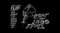 Black and white Night of the Living Dead
