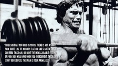 Black and white pain muscle inspiration arnold schwarzenegger 