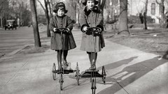 Black and white past children old USA Amin Peyrovi