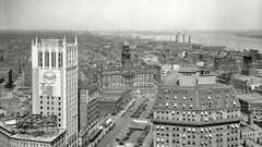 Black and white past old architecture USA Amin Peyrovi