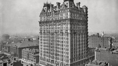 Black and white past old architecture USA Amin Peyrovi