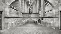 Black and white past old architecture USA Amin Peyrovi