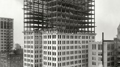 Black and white past old architecture USA Amin Peyrovi